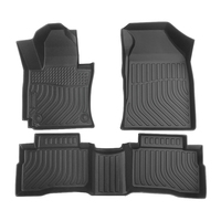 Vente d'usine TPE tous temps conception 3d tapis de sol de voiture imperméables pour SSANG YONG Tivoli 2WD Tivoli 4WD tapis de voiture tapis de coffre