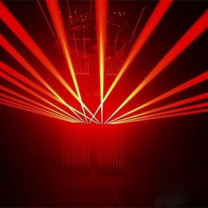 Joyfirst 500mW 3W * 6 <span class=keywords><strong>RGB</strong></span> đầy đủ màu sắc 3 trong 1 6 cái <span class=keywords><strong>DMX</strong></span> di chuyển đầu chất béo chùm ánh sáng laser sân khấu Đảng Disco bar DJ ánh sáng - Product Image 3