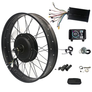 20英寸26英寸Fatbike脂肪轮胎<span class=keywords><strong>Ebike</strong></span>转换套件52V 72v后轮轮毂电机电动自行车雪地<span class=keywords><strong>Ebike</strong></span>转换套件 - Product Image 1