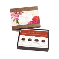 Boîte d'emballage rigide de luxe personnalisée et écologique avec manchon amovible pour chocolats noirs de qualité supérieure, truffes et sushis – Idéale pour le branding