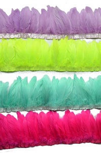 15-20cm Hs-246 parried ngỗng Pallet lông rìa 7-9in lông ngỗng 40g/2yd cho lễ hội trang trí - Product Image 4