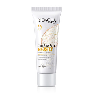 <span class=keywords><strong>Limpiador</strong></span> <span class=keywords><strong>Facial</strong></span> Hidratante de Pulpa de Arroz Crudo, Limpieza Profunda, Calmante y Humectante para Mujeres, Cuidado <span class=keywords><strong>Diario</strong></span> Suave de la Piel, 100g - Product Image 5