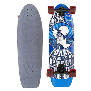 Planche à roulettes complète Foxen Custom 7 plis en érable canadien et bambou, haute vitesse, <span class=keywords><strong>surfskate</strong></span> 32x10 pouces, pour l'extérieur - Product Image 1