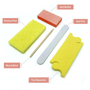 5 Pcs 200 <strong>Sets</strong>/Inner Case Disposable Plastic Professional <strong>Nail</strong> <strong>Set</strong> Manicure Pedicure Kit for Salon - Product Image 3