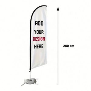 Support de bannière publicitaire portable double face avec logo personnalisé pour les promotions de salons professionnels - Product Image 6