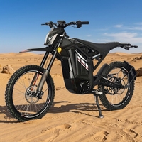 Moto tout-terrain électrique Snova Mountain Bike 8000W 72V avec une vitesse maximale de plus de 80 km/h pour adultes