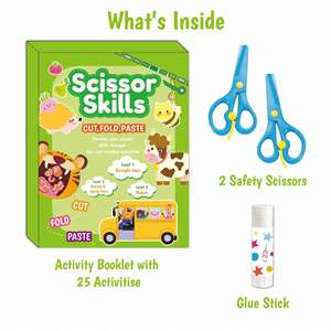 Libro de Actividades con Pegatinas para Recortar y Pegar, Set de Manualidades para Crear Animales, para Niños Mayores de 3 Años - Product Image 6