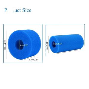 Filtro de Espuma Reutilizable y Lavable para Piscina, Cartucho de Espuma de 10.8x4x7.3cm, Apto para Burbujas, Jetted <span class=keywords><strong>Pure</strong></span> <span class=keywords><strong>SPA</strong></span> para Intex Tipo <span class=keywords><strong>S1</strong></span> - Product Image 2