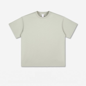 Camiseta Oversize de Punto de 260 GSM, 100% Algodón de Alta Calidad, Ropa Urbana para Hombre, Camisetas Personalizadas para Hombre - Product Image 3