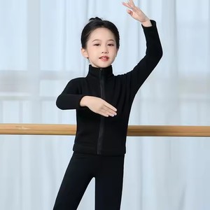 Abrigos de <span class=keywords><strong>calentamiento</strong></span> Gimnasia Fitness Danza Yoga <span class=keywords><strong>Ballet</strong></span> Tops para niñas <span class=keywords><strong>Ballet</strong></span> <span class=keywords><strong>Ropa</strong></span> de entrenamiento de baile - Product Image 3