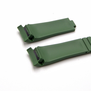 Correa de reloj con extremo curvo 20mm 21mm correa de reloj de goma para Rolex Daytona <span class=keywords><strong>Submariner</strong></span> 20mm correa de reloj - Product Image 4