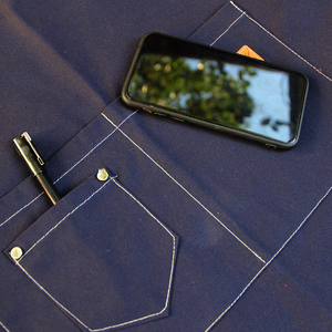 Bán buôn biểu tượng tùy chỉnh denim bếp Tạp dề BBQ đầu bếp số lượng lớn bông vải Tạp dề cho Thẩm mỹ viện - Product Image 3