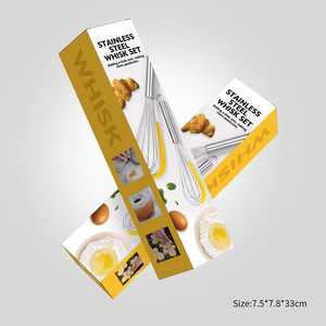 Batidora de huevos mini de acero inoxidable 3 en 1, batidora manual de crema, herramienta de cocina para huevos y batidos - Product Image 3