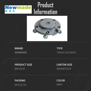 2025 Cubo de basura comercial industrial Dolly Venta caliente en Canadá EE. UU. H0690 Limpieza comercial - Product Image 6