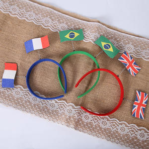 Diadema con Lentejuelas y Diseño de Bandera Brasileña 2026 para Decoración de Fiestas, Artículos para Animar en Partidos de Fútbol - Product Image 6