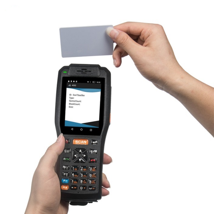 Прочный портативный NFC Android смарт-терминал промышленный PDA сканер