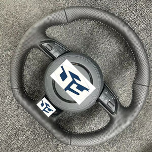 Volante de Cuero para Audi A3/A4/B8/A5/B8/A6/C7/A7/A8/Q3/Q5/Q7/S4/S3/S5/S6/RS4/RS6/TT <span class=keywords><strong>MK2</strong></span> para X5/M4/X6 Mercedes-Benz - Product Image 1