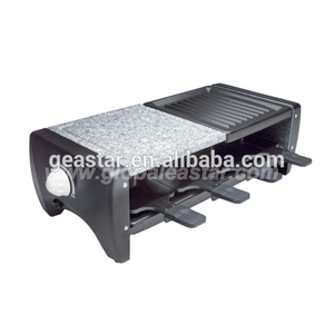 Demi-gril plaque demi-pierre Électrique d'approbation de la CE Appareil À <span class=keywords><strong>Raclette</strong></span> pour <span class=keywords><strong>8</strong></span> <span class=keywords><strong>personnes</strong></span> - Product Image 3