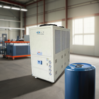 Refroidisseur d'eau industriel à air refroidi par eau froide ZhongYou LSFX41 15 HP, réservoir d'eau de 220 L, garantie 1 an pour pompe d'usine de fabrication