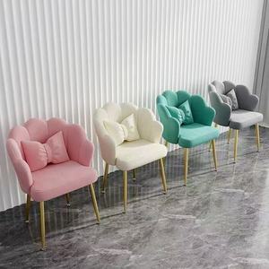 Muebles de Comedor de Metal Dorado de Lujo Nórdico, Sillas Modernas para Hotel, para Banquetes de Boda, Sofá de Tela Económico al por Mayor para Uso Doméstico - Product Image 1