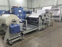Máquina de recubrimiento de fusión en caliente eléctrica de alta velocidad para etiquetas y pegatinas autoadhesivas para embalaje de película plástica