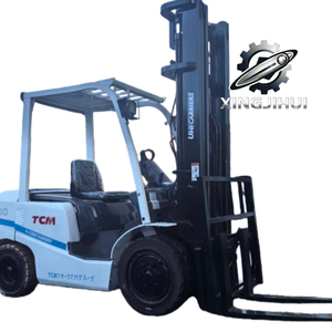 Chariot élévateur TCM FD30T3 3 tonnes d'occasion, chariot élévateur japonais 3 tonnes, moteur Isuzu C240, machine d'occasion, chariot élévateur à essence, 6000 mm, 3000 kg - Product Image 1