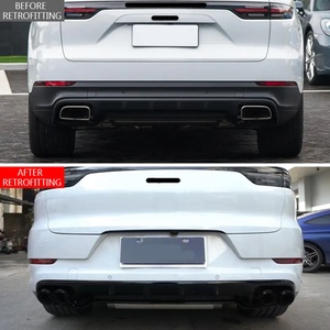 Modificación de Automóviles 2018-2024, Tubo de Escape Deportivo Trasero Central para Cayenne - Product Image 2