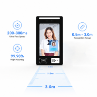 Perangkat Absensi Multi-biometrik Layar Sentuh Pembaca Kartu+Pemindai Kode QR+Sistem Absensi Wajah Berbasis Android