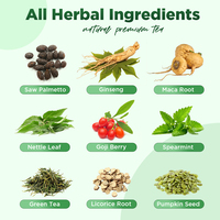 Tisane personnalisée Chinaherbs pour la santé de la prostate – Herbes naturelles GMP pour hommes, favorisant la vitalité – Sachets de tisane pour une prostate saine