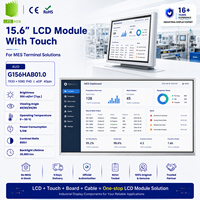 Modul LCD Industri AUO 15,6 Inci G156HAB01.0 FHD 1920x1080 dengan Layar Sentuh On-Cell dan Antarmuka USB untuk Terminal MES
