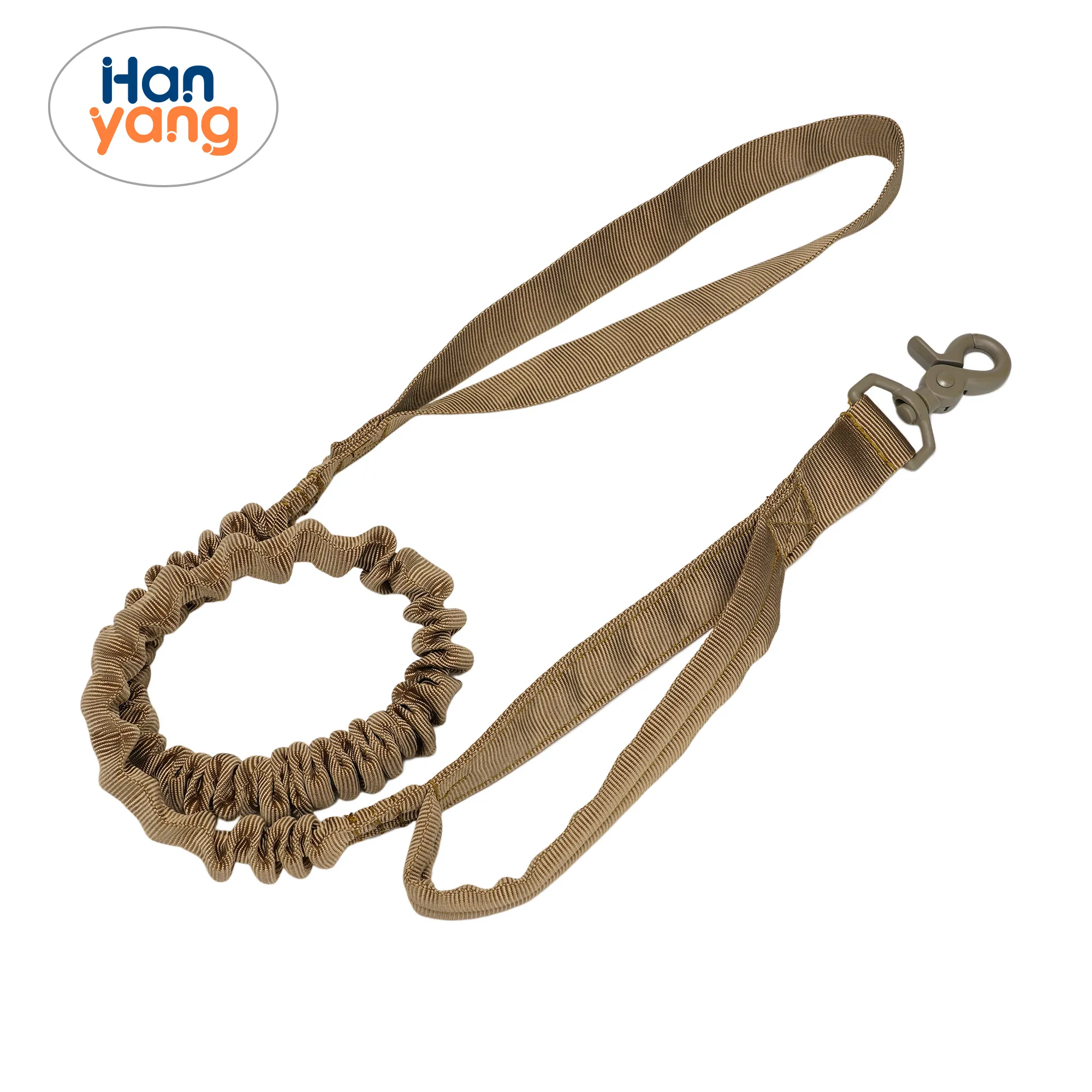 HanYang Custom Elastic Bungee Dog Leash Rope Leads, Heavy Duty Dog Leash with Shock Absorption, 2 Padded Handles Training Leash