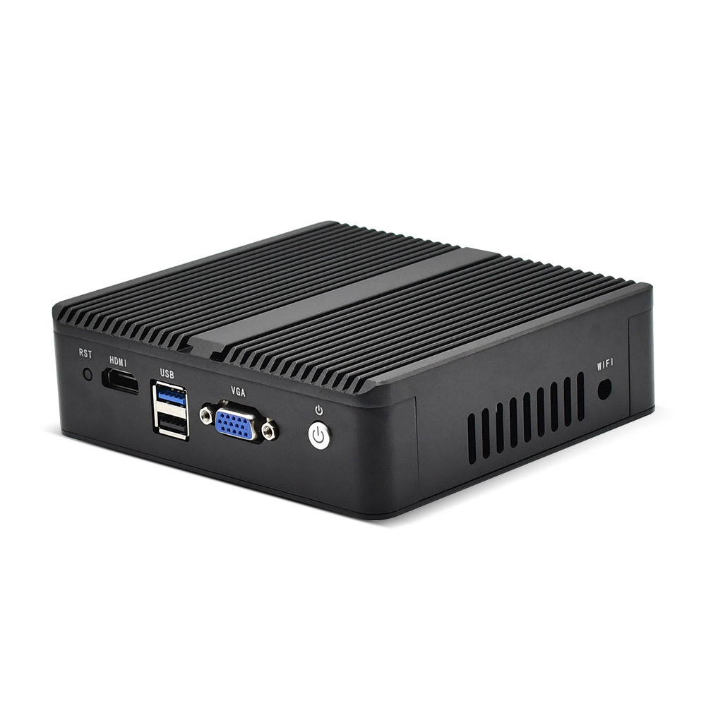 Computadora industrial de bajo costo Atom-E3827 (compatible con AES-NI) Computadora industrial Nuc minipc integrada