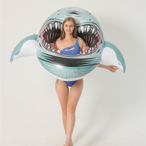 Flotador Inflable de Tiburón, Tamaño Grande 145cm, Flotador para Piscina, para Adultos - Product Image 4