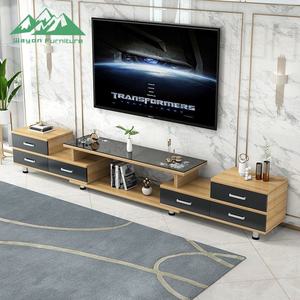 Wayon Nordischer Stil Moderner Holz-<span class=keywords><strong>TV</strong></span>-Schrank Ausziehbar Einfaches Design für Wohnzimmer und Schlafzimmer - Product Image 3