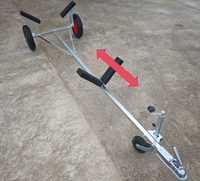 Promotion : Chariot robuste pour jet board marin, chariot pour kayak, chariot pour bateaux pneumatiques, pour bateaux marins, yachts et bateaux en caoutchouc