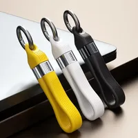 Schlüsselanhänger 240W 40Gbps USB4 Kurzes USB-C-zu-USB-C-Kabel Schnelles Laden Typ-C zu USB-C Datenübertragung 8K Daten-Lade-Verlängerungskabel