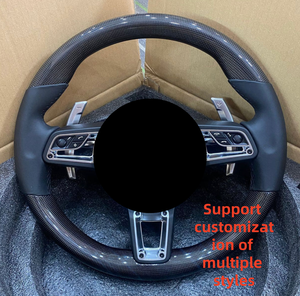 Volant en fibre de carbone personnalisé, mise à niveau au style 992 GT avec bouton <span class=keywords><strong>SC</strong></span> pour <span class=keywords><strong>Porsche</strong></span> Cayenne 958 958.2 Panamera 970 Macan 2011-2016 - Product Image 4