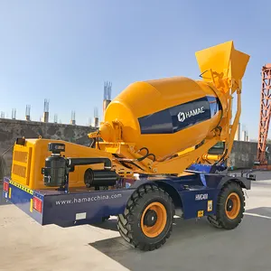 diesel self-loading small size mobile portable cement concrete mixers