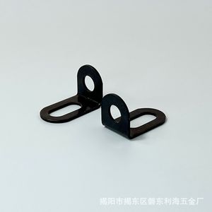 Support d'étagère à angle droit Li Hai Hardware 31mmx18mmx20mm, connecteur d'angle en métal noir pour fixation de meubles de cabinet - Product Image 5