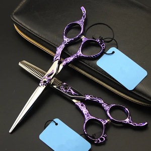 Ciseaux de coiffure pliables en acier inoxydable, ergonomiques, ultra-affûtés, pour la coupe de cheveux en salon - Product Image 4