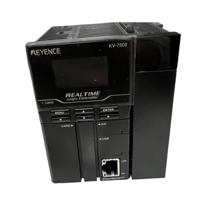 คอนโทรลเลอร์แบบตั้งโปรแกรมได้ KV-7500 พร้อมยูนิตซีพียูในตัว เชี่ยวชาญด้านการประมวลผลข้อมูลความเร็วสูงพิเศษ ผลิตในญี่ปุ่น คุณภาพสูง - Product Image 1