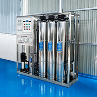Kommerzielles Umkehrosmose-Wasserfiltersystem 1000L/Stunde mit Pumpe für Trinkwasserquelle Hersteller
