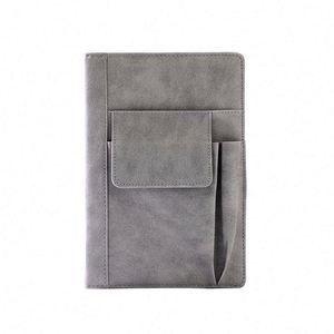 Wholesale Business Soft Pu Leather Thick Office A5 Printed Customized Notebook with Thermal Binding - Product Image 3