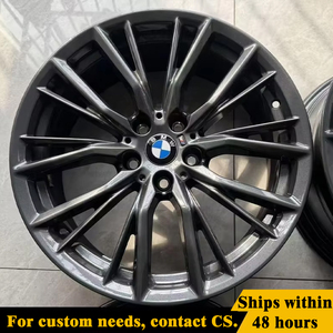 Jantes en alliage noir brillant forgées 18-20 pouces 5x112 5x120 pour <span class=keywords><strong>BMW</strong></span> Série 3 F30 F80 G20 M340i M3 320i 325i <span class=keywords><strong>330i</strong></span> 335i - Product Image 2