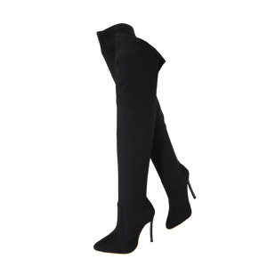 CSB44 di <span class=keywords><strong>Grandi</strong></span> dimensioni sexy sopra il ginocchio stivali da <span class=keywords><strong>donna</strong></span> stretch <span class=keywords><strong>scarpe</strong></span> - Product Image 6