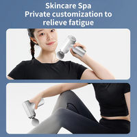 Nouveauté 2025 - Produits de santé - Petit pistolet de massage - 6 vitesses - Massage profond du corps entier - Pistolet de massage sans fil avec batterie