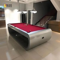 Table de billard moderne directe d'usine Table de billard commerciale de luxe en ardoise Table de billard Table de billard de 9 pieds