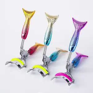 Gmagic thiết kế mới trang điểm lông mi Curler Nàng Tiên Cá xử lý lông mi Curler mạ điện đầy màu sắc lông mi Curler trang điểm công cụ làm đẹp