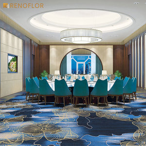 Alfombra de Diseño Moderno para Hoteles, de Pared a Pared, Fabricada a Máquina, de Nailon Lavable, con Diseño Impreso, de 600g, de Nailon y Felpa - Product Image 2