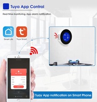 IoT Peringatan Suara LCD Besar Gas Alam Cair, Alarm Pemantau Kebocoran Gas Minyak Bumi dengan Aplikasi Pintar Tuya
